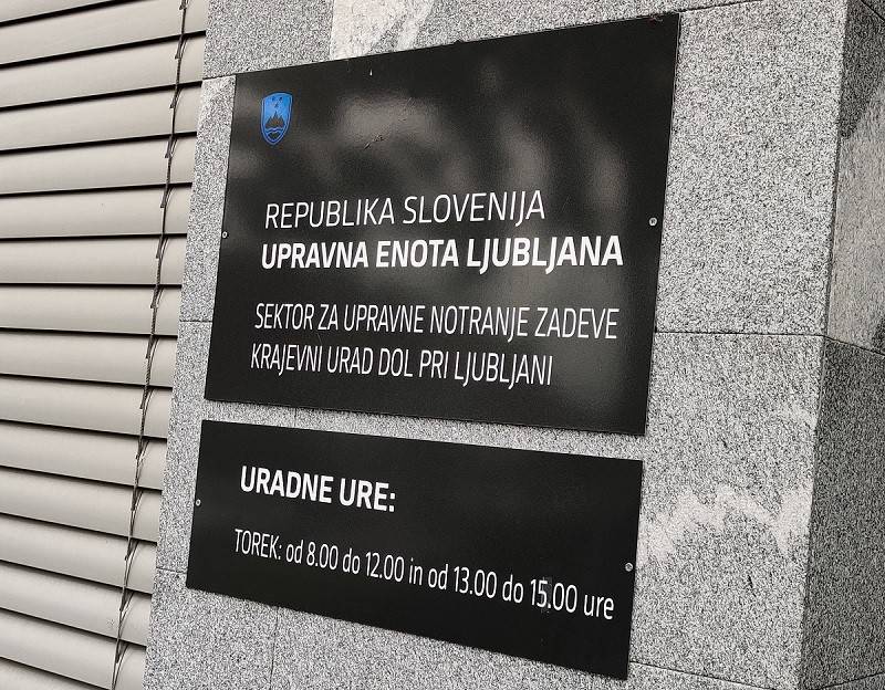 Krajevni urad Dol pri Ljubljani v januarju 2021 zaprt
